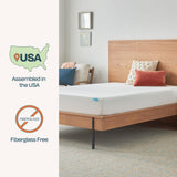 Linenspa 8 Inch Gel Infused Memory Foam Mattress – Twin Size – Medium Feel - Cooling Gel - Mattress in a Box - Primary or Guest Bedroom - Pressure Relieving and Breathable – CertiPUR-US Certified Linenspa