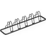 Simple Houseware 5 Bike Bicycle Floor Parking Adjustable Storage Stand, Black Simple Houseware