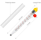 VVIVID Wax Thermometer for Candle/Soap Making, Candy and Deep Fry, with Adjustable Safety Clip VViViD