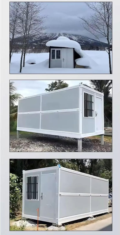 Tiny Airconditined Prefab Luxury Home to Live in_Container Movable House with 1 Bathroom, 1 Bedroom & 1 Kitchen -, Modular Guest House – 20 FT