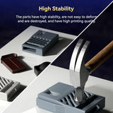 JUSTMAKER ABS PRO (ABS+) 3D Printer Filament, Upgraded Strength Heat Resistant Filament, Cardboard Spool, Dimensional Accuracy +/-0.03mm, 1.75mm, 1 kg (2.2 lbs), Black JUSTMAKER