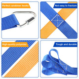 Climbing Net for Kids Outdoor, Portable Ninja Cargo Net Rope Ladder Monkey Bars for Ninja Slackline, Jungle Gyms, Swing Set, Ninja Warrior Style Obstacle Courses for Outdoor Treehouse TOPNEW