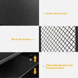 DWVO Living Room TV Stands for 70/65 inch TV LED Entertainment Center with Storage, Modern Television Stand, Industrial Media Console Cabinet with Power Outlets, Black DWVO