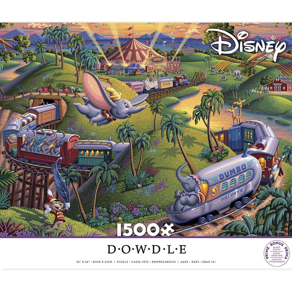 Ceaco - Disney - Dowdle - Dumbo The Flying Elephant - 1500 Piece Jigsaw Puzzle Ceaco