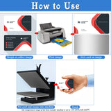 Zonon 120 Pieces Sublimation Metal Business Cards Blanks Aluminum Metal Name Card 3.4 x 2.1 x 0.009 Inches 0.22 mm Thick Business Cards for Color UV Print Custom Engrave Print DIY Zonon