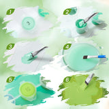 XTXGERL Canvas DIY Oil Painting for Adults Beginner, Pond Deciduous Koi Fish, Paint by Number Kits with Brushes and Acrylic Pigment, 40x50cm, Without Frame XTXGERL
