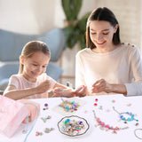ELLENER Girls Bracelet Making Kit,A Perfect Birthday Gifts for girls age 6 7 8 9 10,Jewelry Making Kit with Jewelry Box,Fun and Easy to Make,Cute Sparkling that Inspires Creativity and Self-Expression ELLENER