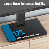 PERLESMITH Universal Swivel TV Stand Mount for 37-82 Inch LCD OLED Flat/Curved Screen TVs-Height Adjustable Table Top TV Stand/Base with Wire Management,VESA 600x400mm up to 99lbs,PSTVS18 PERLESMITH