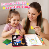 3 otters Foil Art Fun, Princess Arts and Crafts for Kids DIY Creative Travel Toy Birthday Gifts for Girls 4 5 6 7 8 3 otters