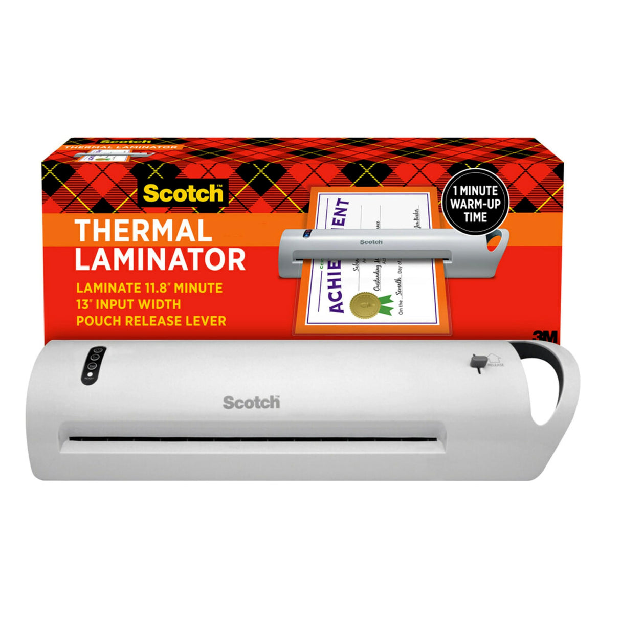 Scotch Thermal Laminator, Extra Wide 13 Inch Input, Ideal for Teachers, Small Offices, or Home (TL1302Z) Scotch
