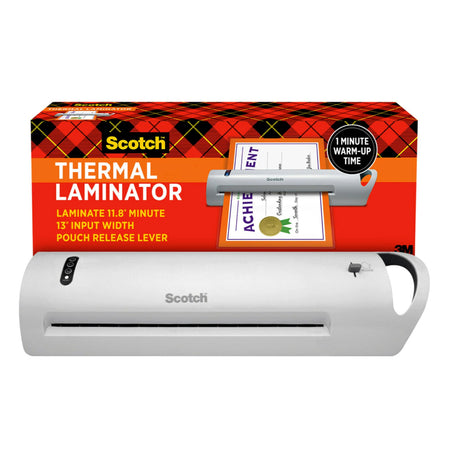 Scotch Thermal Laminator, Extra Wide 13 Inch Input, Ideal for Teachers, Small Offices, or Home (TL1302Z) Scotch