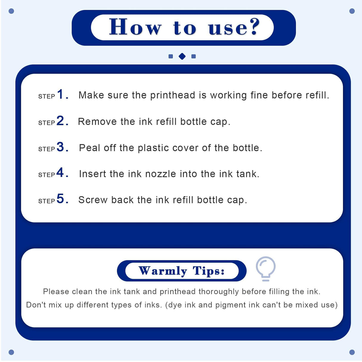 Pristar Compatible with HP 31 32XL Ink Bottle Set Compatible with HP Smart Tank 7301 7001 7602 5000 6001 5101 5102 5103 Plus 651 551 455 457 450 All-in-One Ink (165 ML 32XL Black Ink 100 ML 31 CMY Ink Pristar