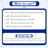 Pristar Compatible with HP 31 32XL Ink Bottle Set Compatible with HP Smart Tank 7301 7001 7602 5000 6001 5101 5102 5103 Plus 651 551 455 457 450 All-in-One Ink (165 ML 32XL Black Ink 100 ML 31 CMY Ink Pristar