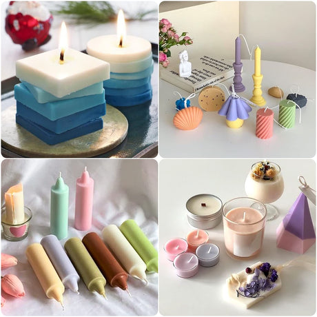 Candle dye - 18 Colors Liquid Oil-Based dye for Candle Wax, Vivid Candle Color for DIY Candle Making, Highly Concentrate Natural Candle Color FansArriche