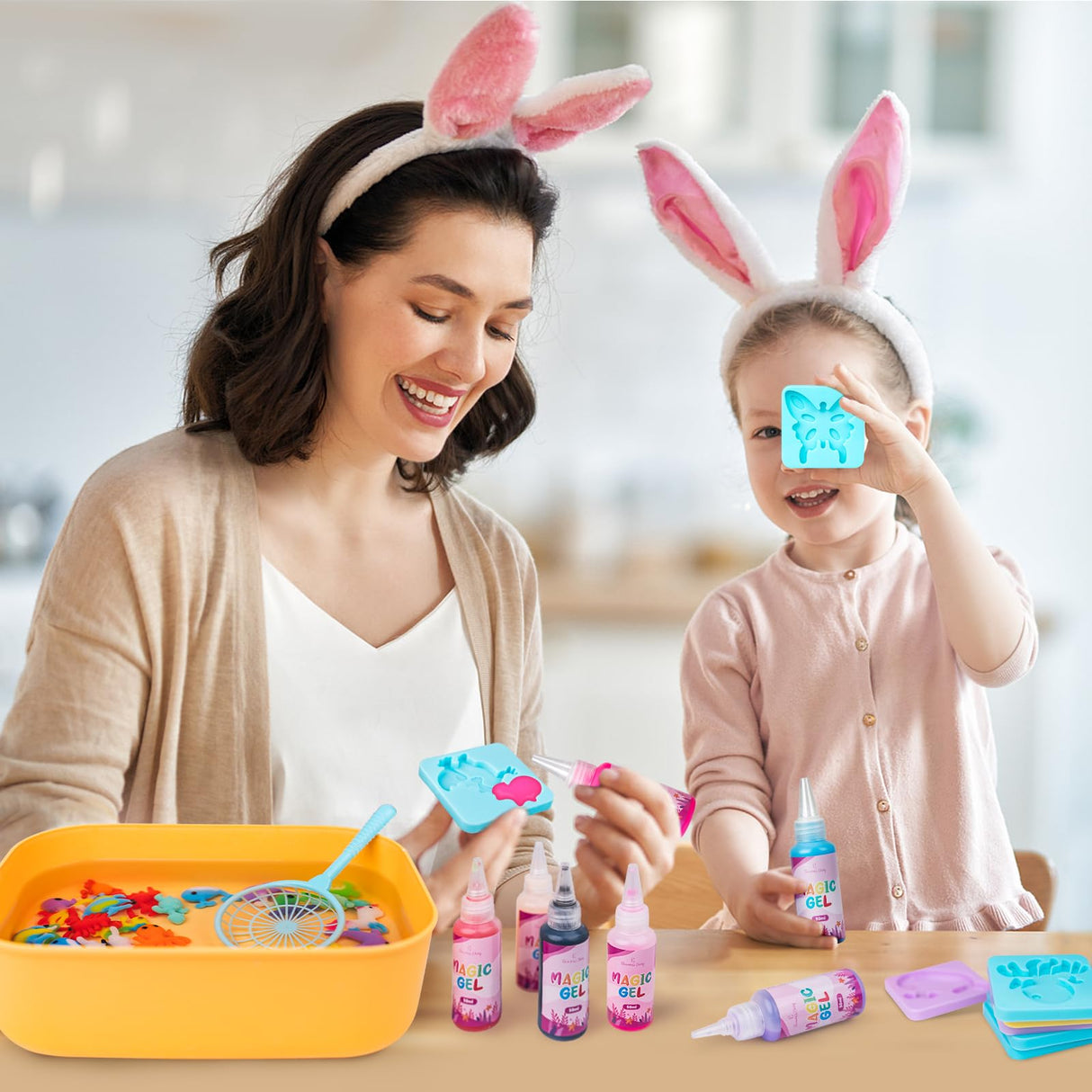 Eleanore's Diary Aqua Fairy Water Gel Kit, Magic Water Elf Toys for Kids, Creative Squishy Maker Toy, Holiday DIY Art & Crafts for Boys Girls Ages 3-12, Summer Family Party Favors Birthday Gifts Eleanore's Diary