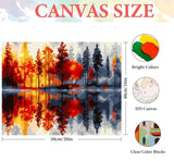 igoodom Paint by Numbers Kit for Adults – Landscape Adult Paint-by-Number on Canvas, DIY Acrylic Painting Set for Home Decor, 16x20in igoodom