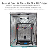 FUNGDO Large 3D Printer Enclosure 800x1200x1000mm with LED Light for Big 3D Printers or as Work Station for 2-4 pcs Small Printer with Port for Ventilation kit FUNGDO