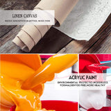 Paint by Numbers for Adults, DIY Girls Adult Paint by Numbers Kits on Canvas Flowers Painting Kits for Kids Beginner 16x20 inch Flameless Oil Painting Kits Gift for Kids and Adults TUMOVO