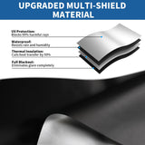 BKSAI 100% Blackout Window Cover, Portable Magnetic Blackout Shades for Window, Black Out Window Blinds No Drill Cuttable Blackout Curtains for Bedroom, RV, Nursery, Media Room, 39x57 inch BKSAI