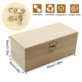 Mczxon Wooden Currency Money Cash Tray with 30 Currency Wrappers, Single Compartment Wooden Cash Money Currency Organizer Storage Change Box Case for Cash, Moneyboxes Currency Holder Cash for Money Mczxon