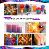 Candle Dye - 12 Colors Wax Melt Dye for Candles Making, Oil-Based Dye for Wax, Highly Concentrate Liquid Candle Color Dyes Roizefar