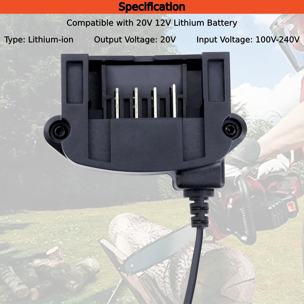 Tulepowceeng LCS1620B Charger Compatible with Black and Decker 20V 12V Max Lithium Battery LBXR20 LBX4020 LBX20 LBXR2020 Replacement for Black and Decker 20v Lithium Battery Charger LCS1620 BDCAC202B Tulepowceeng