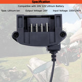 Tulepowceeng LCS1620B Charger Compatible with Black and Decker 20V 12V Max Lithium Battery LBXR20 LBX4020 LBX20 LBXR2020 Replacement for Black and Decker 20v Lithium Battery Charger LCS1620 BDCAC202B Tulepowceeng