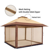 Suntime Pop Up Gazebo Polyester Canopy Tent OUTDOOR LIVING SUNTIME