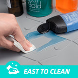 SIKADEER 34" x 22" Under Sink Mat Waterproof, Silicone Mat Kitchen Drawer Shelf and Cabinet Liner, Sink Protector for Kitchen Organizers and Storage, Boot Tray Pet Food Mats SIKADEER