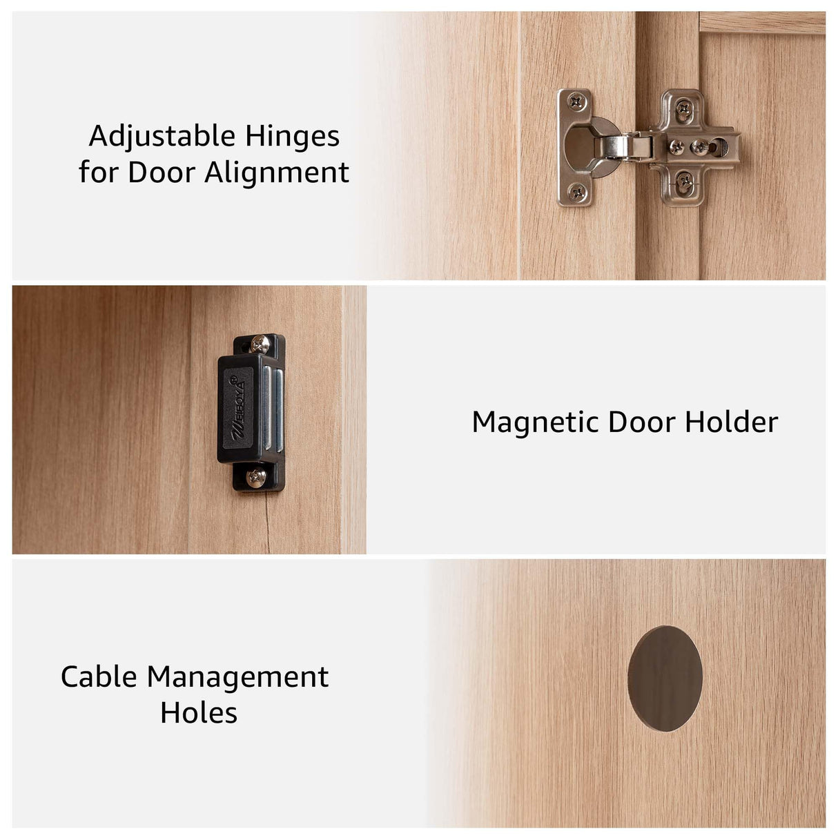 unipaws Heavy Duty Fish Tank Stand, 55-75 Gallon Aquarium Stand with Storage Cabinet, Metal Frame for Aquariums and Reptile Terrariums unipaws