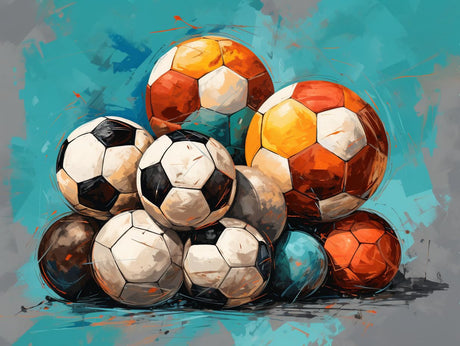 VONBOR Sport Diamond Art Painting Kits for Adults & Kids Beginner, Football Diamond Art for Adults Full Round Drill, DIY Paint with Diamond Dots Gem Art Craft Set Picture Gift 12 * 16 inch VONBOR