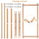 Embroidery Tapestry Scroll Frame, Detachable Cross Stitch Frame, Scroll Embroidery&Quilting Holder for Cross Stitch, Needlepoint, and Sewing Projects (30.31inch*11.8inch) guofa