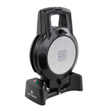 West Bend Belgian Waffle Maker, Makes 7-Inch Waffles, 180-Degree Flip with PTFE-Free Non-Stick Plates, Vertical Storage and Non-Skid Rubber Feet, 1000-Watts, Black West Bend