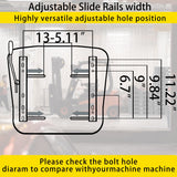 SEATIN Universal Forklift Seat,Tractor Seat,with Micro Switch,Armrest and Safety Belt,for Tractor,Mower,Skid Loader,Telehandler,Backhoe,Excavator Dozer SEATIN