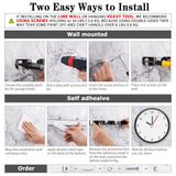 2 Pack 3 Racks and 4 Hooks Broom and Mop Holder Wall Mounted Garage Organizer Storage Tool Racks Stainless Steel Heavy Duty Hooks Self Adhesive Solid Non-slip Wall Hangers for Home Kitchen Garden AceMining