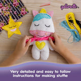 qollorette Fur Sewing Kit for Children, Sew Your Own Unicorn Toy Kids' Craft Kit - Sewing Kit for Kids, Learn to Sew & Play qollorette