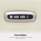 MCombo Zero Wall Recliner Chair, Wall Hugger Power Recliner Chair with Adjustable Headrest, High Wood Leg, USB & Type C Dual Charge Ports, for Living Room, Small Spaces, HL128 (Faux Leather, Beige) MCombo