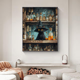 Yezavesu Black Cat Paint by Numbers Kit for Adults Beginner, Magic Adult Paint by Number Kits on Canvas Without Frame, DIY Acrylic Cat Painting by Numbers for Home Wall Decor Gift 16x20 Inch Yezavesu