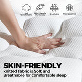 KauRelax 14 Inch King Size Mattress, Gel Memory Foam Mattresses,Hybrid King Mattress in a Box,Motion Isolation Individually Wrapped Pocket Springs,Pressure Relief,CertiPUR-US Certified,Medium Firm KauRelax