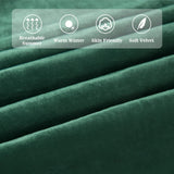 Allewie King Platform Bed Frame/Velvet Upholstered Bed Frame with Vertical Channel Tufted Headboard/Strong Wooden Slats/Mattress Foundation/Box Spring Optional/Easy Assembly/Green Allewie