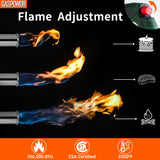 POWERFUL Grill Torch Charcoal Starter,Propane Searing Torch,Charcoal Lighter Campfire Starter,Fire Starter Torch,Sous Vide,Kitchen torch, Charcoal BBQ Grill Gun,Cooking Torch (Fuel Not Included) GASPOWOR