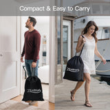 Zearna 2025 Upgraded Queen Air Mattress with Built in Pump，16'' Comfort Blow up Mattress, Quiet Surface Portable Inflatable Mattress, Air Bed with Storage Bag for Guests, Home, Camping, 660 lbs Max Zearna