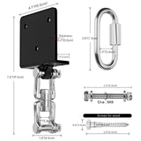 VivaZen Heavy Bag Hanger,Heavy Duty Punching Bag Mount Hanger Bracket, 360° Rotation Wood Beam Hook Bracket Ceiling Mount，Suitable for Aerial Yoga Swing & Hammock VivaZen