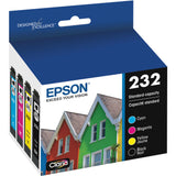 EPSON 232 Claria Ink Standard Capacity Black & Color Cartridge Combo Pack (T232120-BCS) Works with WorkForce WF-2930, WF-2950, Expression XP-4200, XP-4205 Epson