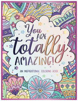 You Are Totally Amazing: Inspirational Coloring Book For Adults | Featuring 50 Positive, Uplifting Quotes And Mandala-Style Illustrations For Relaxation And Motivation WoodArtSupply