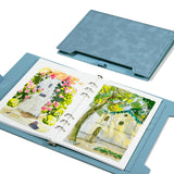 Lightwish Watercolor Sketchbook,100% Cotton Acid Free Watercolor Journal,300gsm/140lb Cold Press Watercolor Paper for Artists,Adults,Students,20 Sheets,9.25 * 6.3 Inches LIGHTWISH