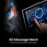 AmaMedic 2025 4D Massage Chair for Full Body, Revive, Health Fingerprint Sensor, AI Health Detection, Extended SL-Track, Professional Massage Chair (Brown) AmaMedic