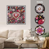 hill froeistung Special Shape Valentine's Day Diamond Art Painting Kits for Adults,Love Diamond Painting Kits for Beginners,Flowers Diamond Art Kits for Home Decor12×12inch/30×30cm hill froeistung