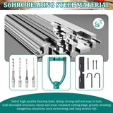 YUCHENGTECH Bench Drill Locator Set Woodworking Bench Mortiser Square Hole Chisel Drilling Machine Mortising Bench Drill Tool for Mortising Chisels YUCHENGTECH