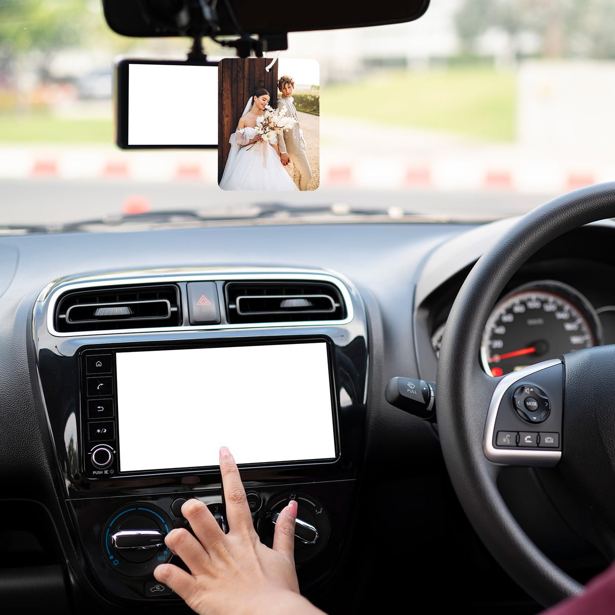 90Pcs Sublimation Ornament Blanks Bulk Sublimation Car Air Freshener Blanks DIY Scented Car Freshener Hanging Sheets with 90pcs Bag and String for Home Car Interior Decoration(White) DIVINA VITAE